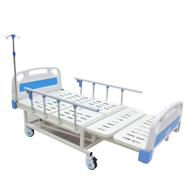 Multifunction cama de manual medical hospital home care nursing bed with toilet