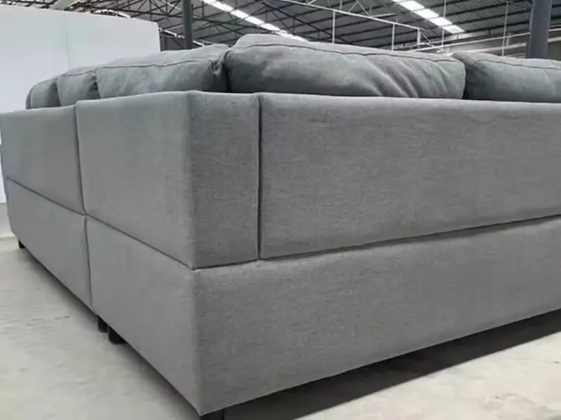 Nordic Custom grey Fabric Soft Sofa Living Room Furniture Modular Sofas Long Living room Couch