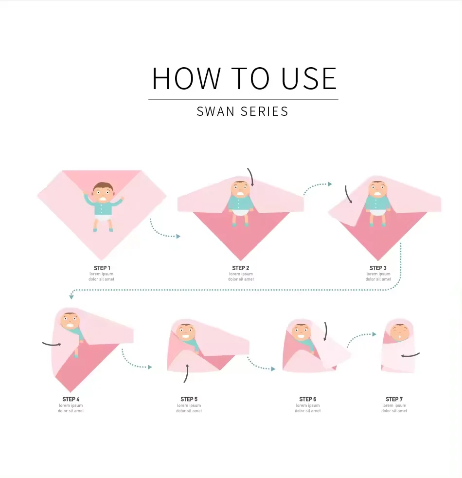 New Fashion Customizable Cute Printed 2 Layer Soft 70% Bamboo 30% Organic Cotton Fabric Muslin Infant Baby Swaddle Wrap Blanket