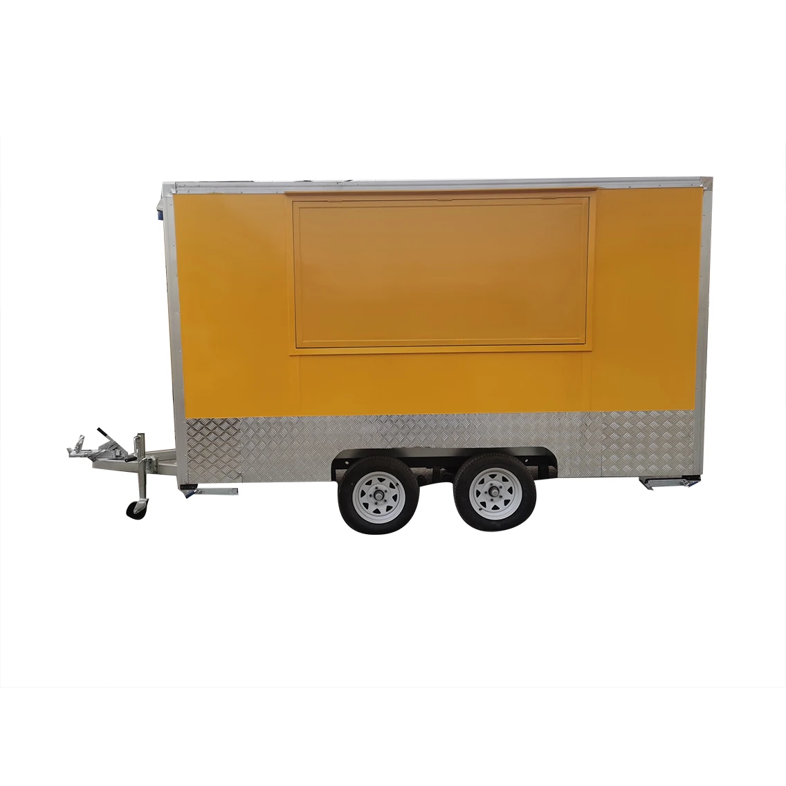 Hot Sell Factory Price Box Square Food Trailer Van Fast Food Shaved Ice Trailer for Sale