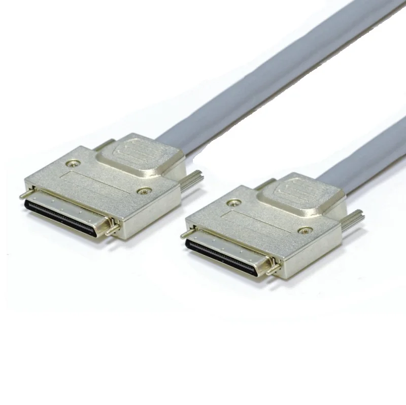 VHDCI 68Pin Male to Male Cable with Metal Hood 1m For computer