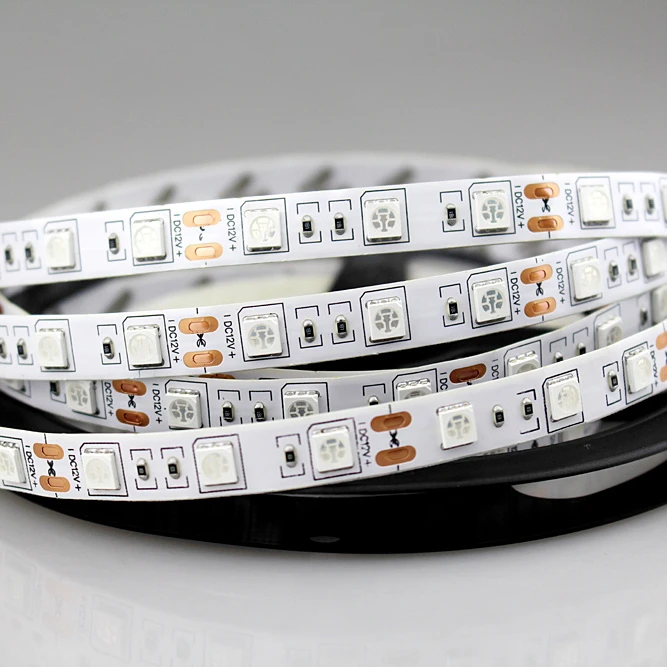 Smart music sync and App control 12v 24v 300LEDs SMD 5050 RGB Led Strip Lights