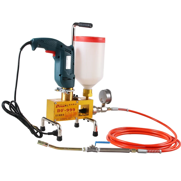 Construction Works Waterproofing Injection Mortar Grouting Machine Price High-pressure Perfusion Machine Household, Construction