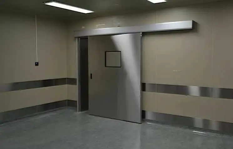Ginee Medical stainless steel hospital swing door theatre hermetic sliding doors operating theatre door
