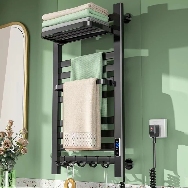 CE Certificated Wall Mounted Clothes Radiator Aluminum Modern Heated Electric Heating Heat Towel Rack Towel Dryer