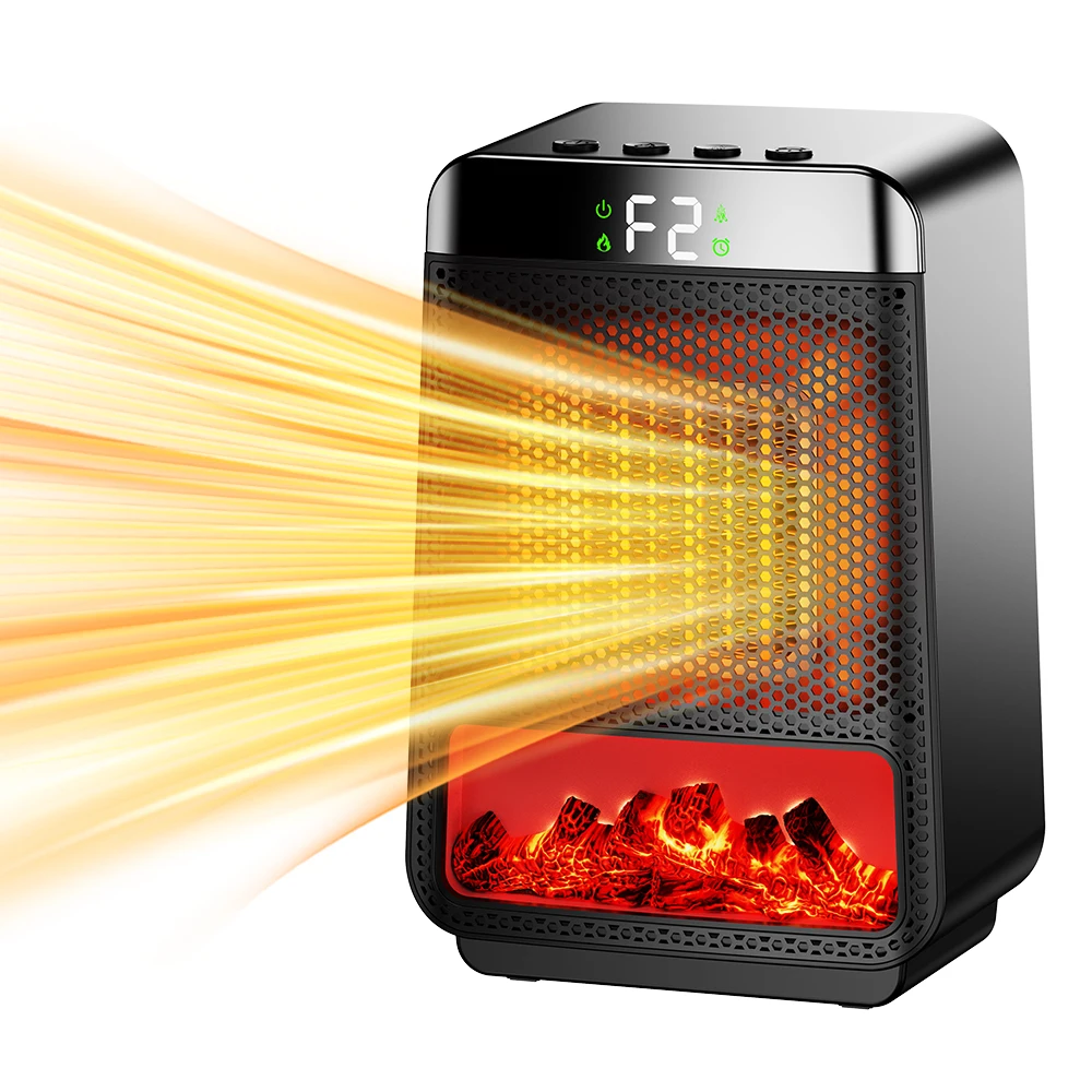 High Temperature Warm Camping Tent Home Fan Heaters Electric Desktop Mini Portable Electric Ptc Heater