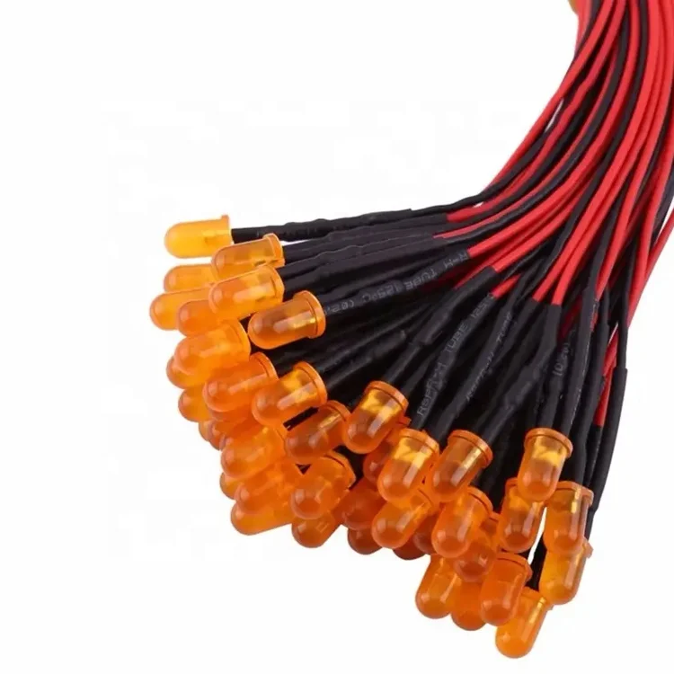 Customized DC 12V LED Diodes Prewired Emitting Diodes LED Light Lamp