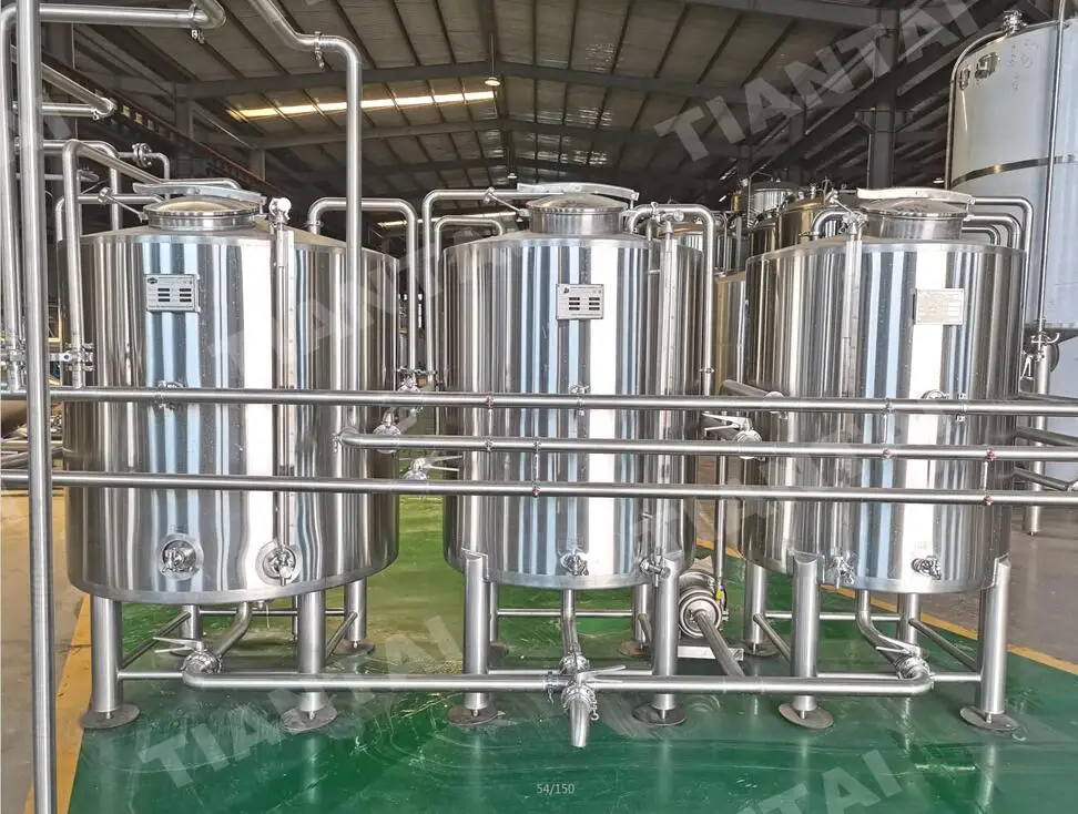 7BBL Red Copper electric heated Combined 3 vessel Brewhouse system