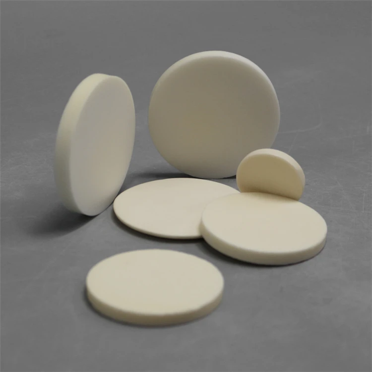 High temperature resistance Insulation Round Shape Zirconia Ceramic Discs Manufacturers