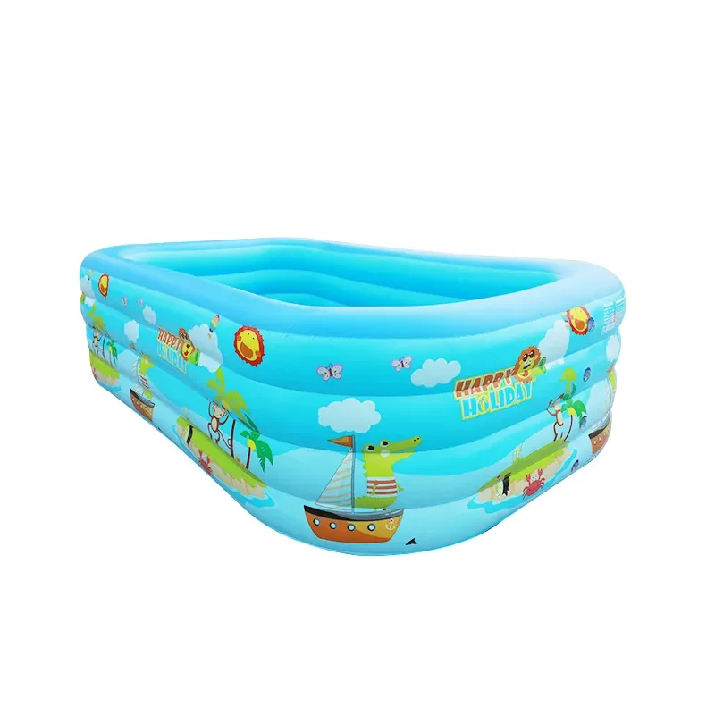 210 x150x60cm PVC Large Size Swimming Pool On Ground pools swimming outdoor inflatable paddling pool