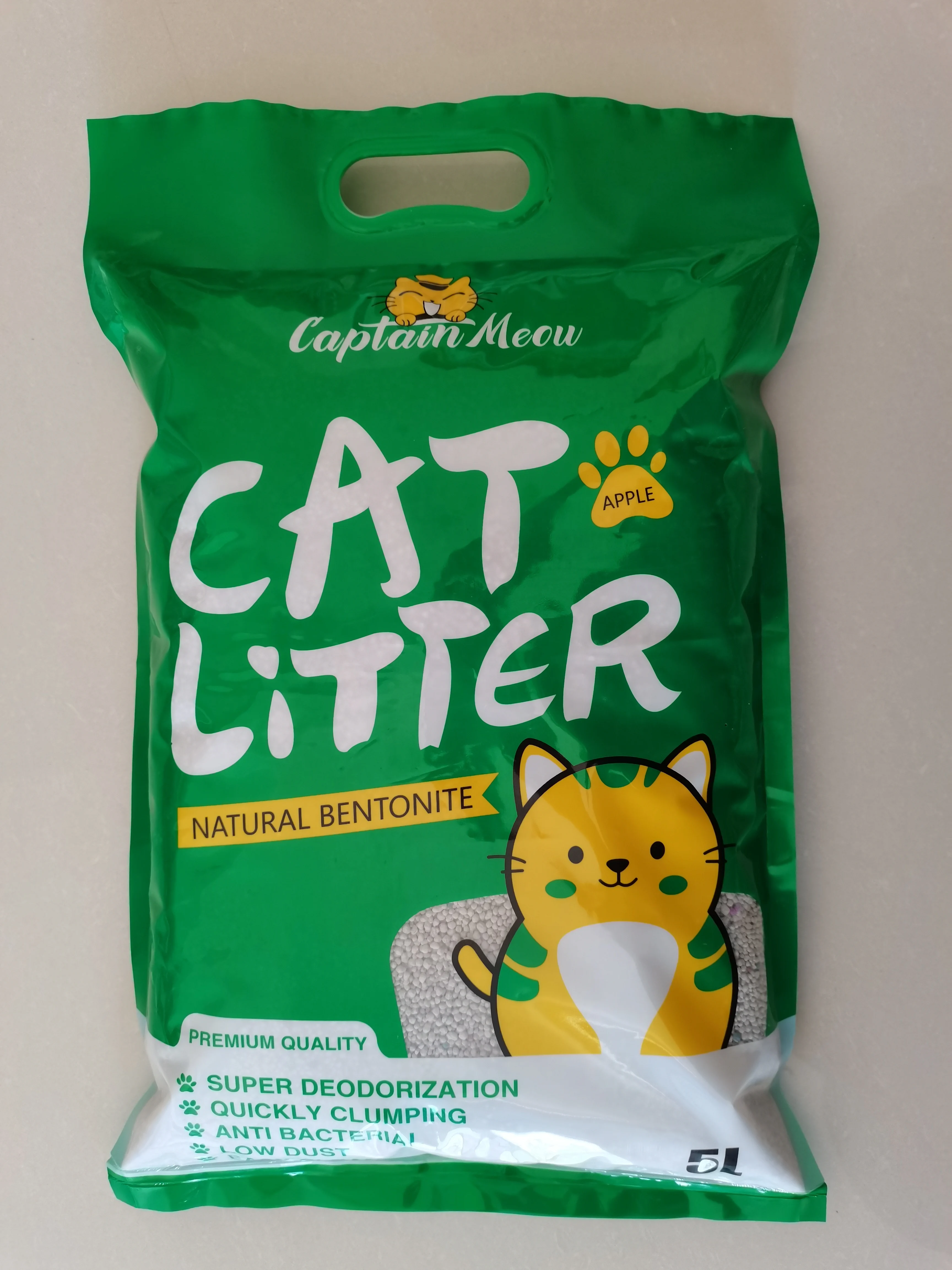 New product high quality crushed flushable bentonite cat litter