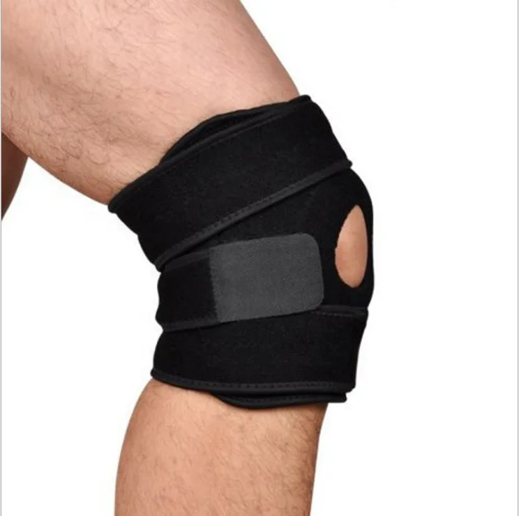 Adjustable Neoprene Weight Lifting Compression Knee Brace Support Protector acl knee brace