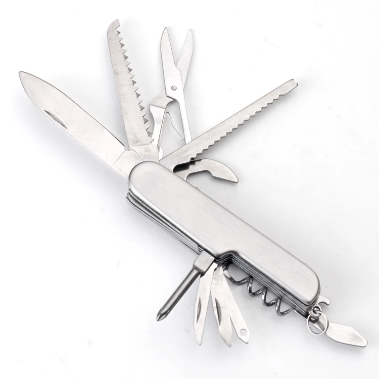 
Multifunctional Outdoor Camping Foldable Knife Pocket Cutlery Knife Set 