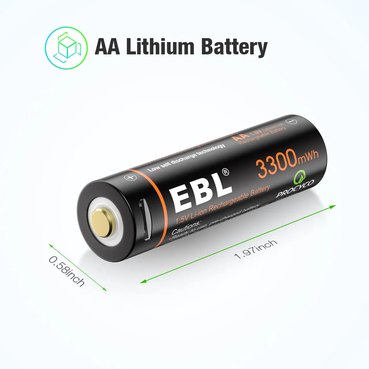  4 пачки локоны волос EBL 1 5 V 3300Mwh Быстрая зарядка Usb перезаряжаемый литий-ионный аккумулятор AA с в кабель для зарядки