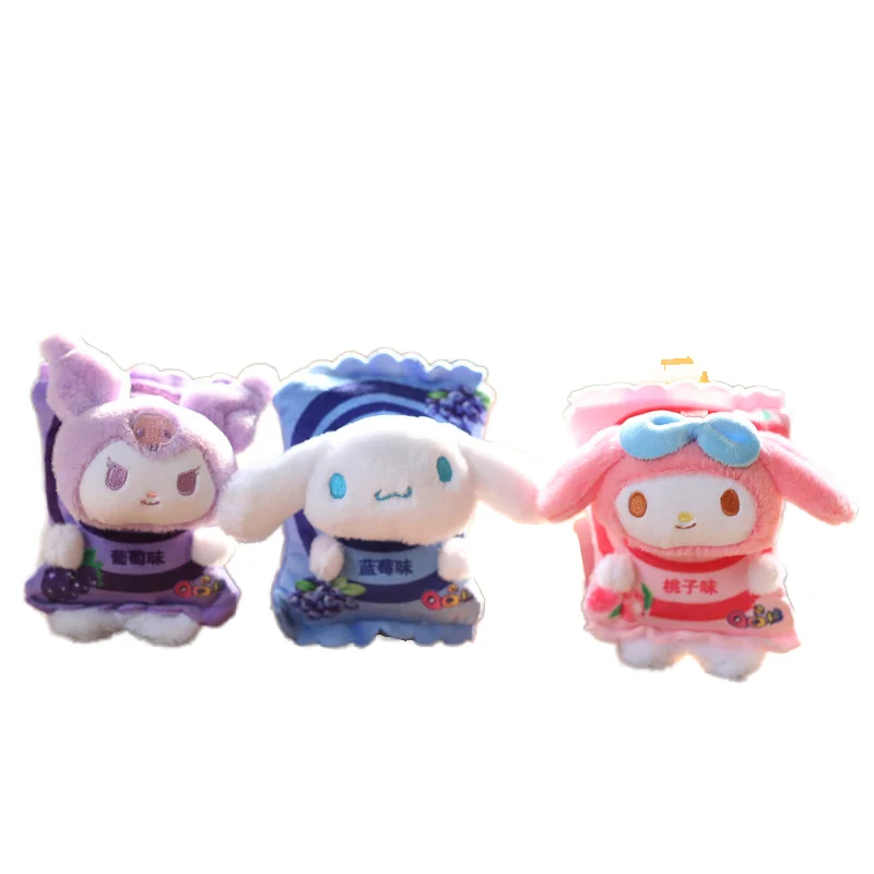 Sanrio Kulomi Милая кулон в виде картофеля фри плюшевая кукла брелок для сумки подвесные украшения и коллекции