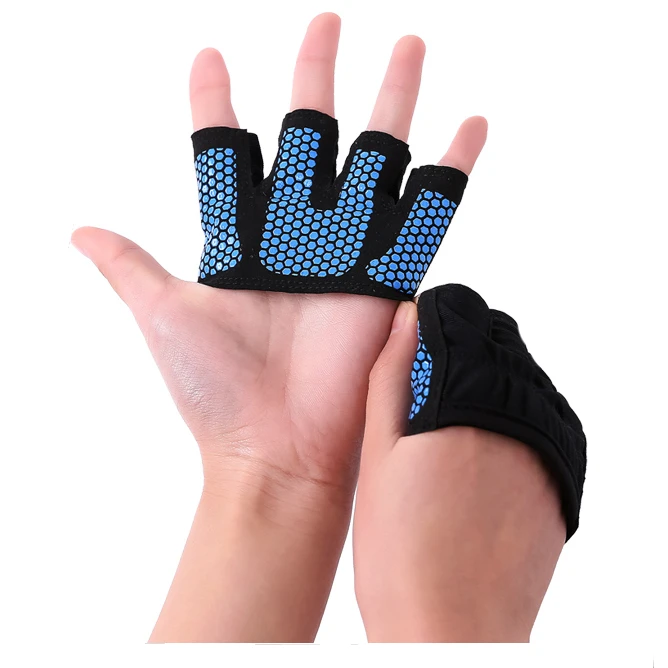 
Ladies Motorcycles Half Finger Open Back Yoga Fitness Bike Cycling Gloves 