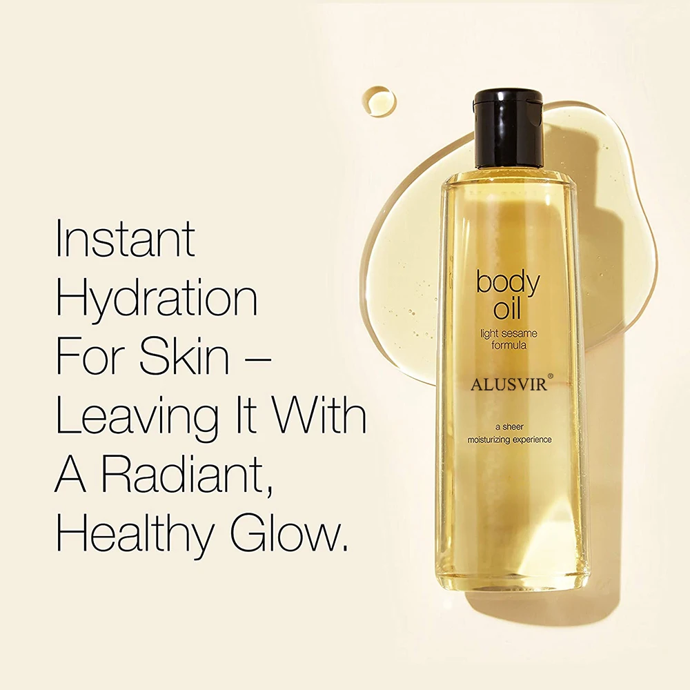 Private Label Natural Organic Sesame Body Moisturizer Lightweight Nourishing Pure Brightening Face Body Oils For Dry Skin