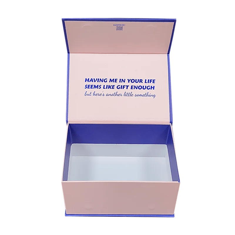 Custom magnetic close gift box Packaging With foam Wholesale Luxury a4 Large Blue Cardboard Gift Paper Boxes