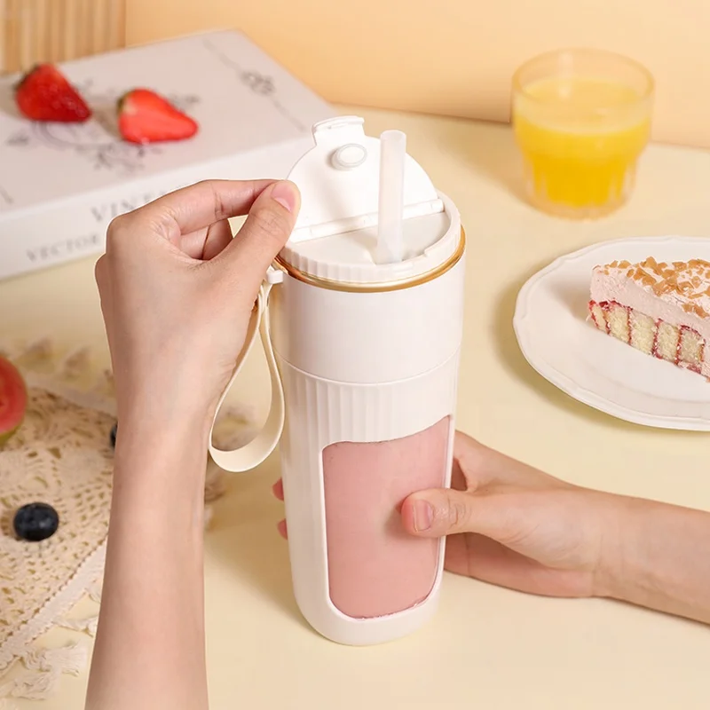 Multifunctional 340ml Portable Smoothie Juicer Blender USB Juice Cup Rechargeable mini blender high speed juice blenders