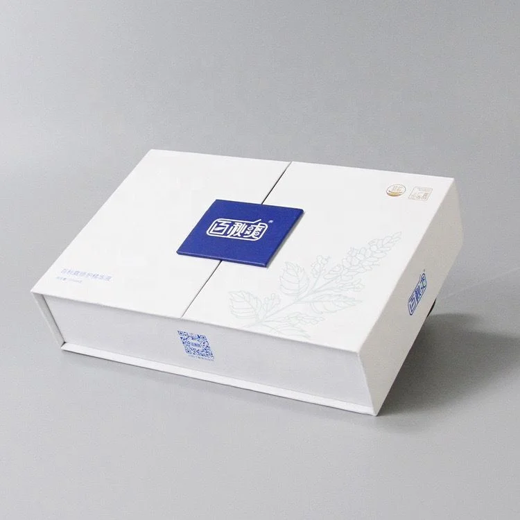 Magnet closure flip gift boxes for cosmetic and perfume bottles