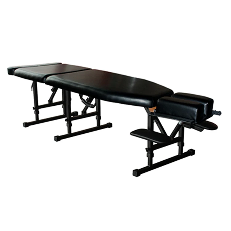 Hemet Arena- 180 Factory Custom Folding Lightweight Chiropractic Table Chiropractic Drop Bed Lumbar Cervical Traction Table
