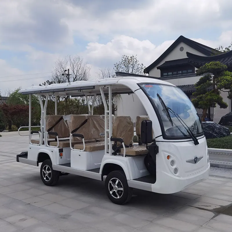 ZYCAR brand electric battery powered sightseeing car for passenger cars