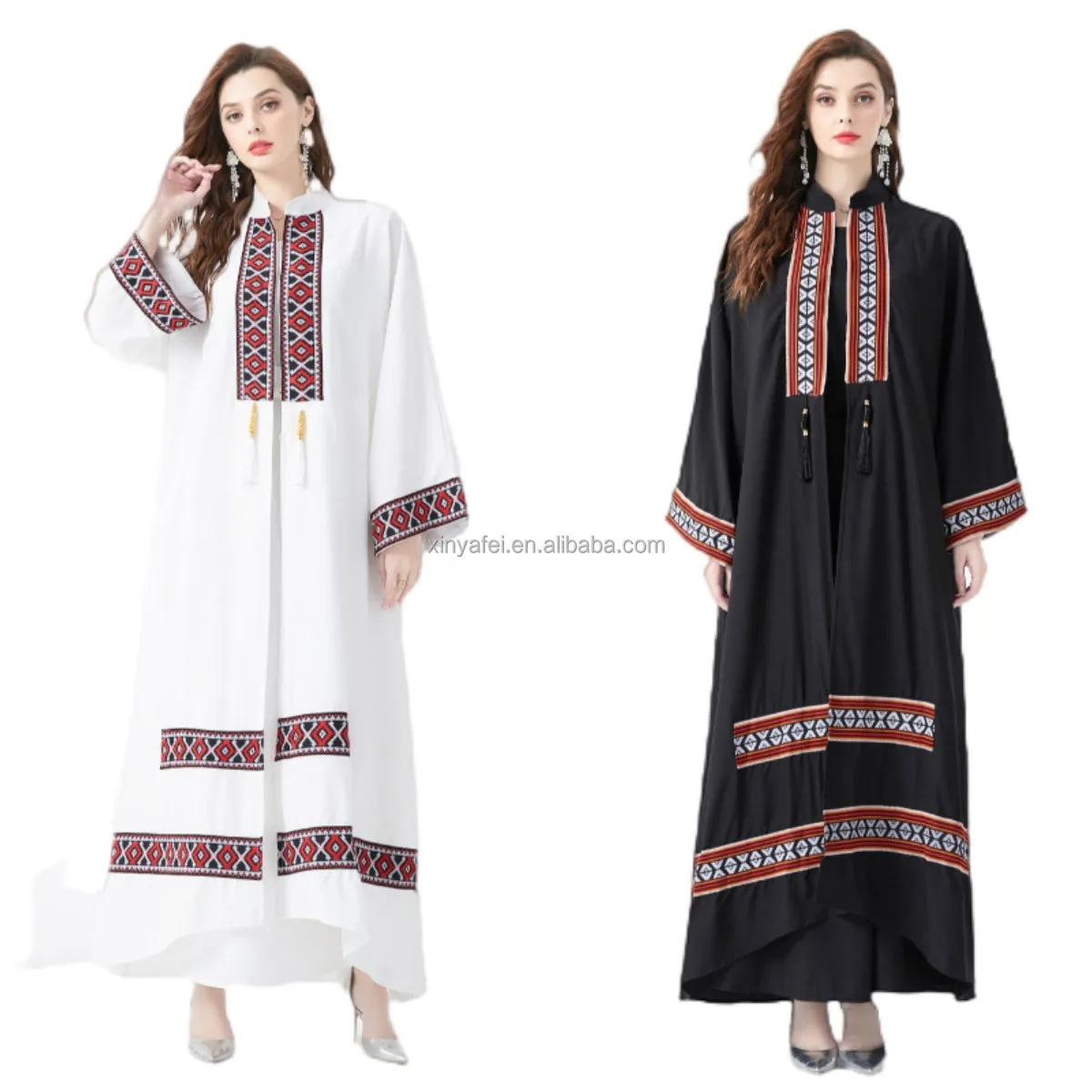 Foreign trade 2024 European and American fashion trend print loose dress Bohemian fashion temperament trend wholesale