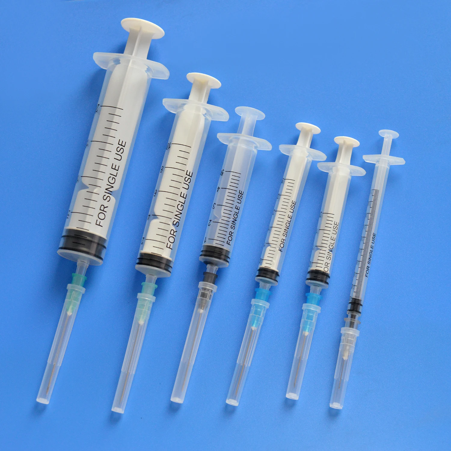 CE factory  safety 1ml 2ml 3ml disposable medical vaccine syringe