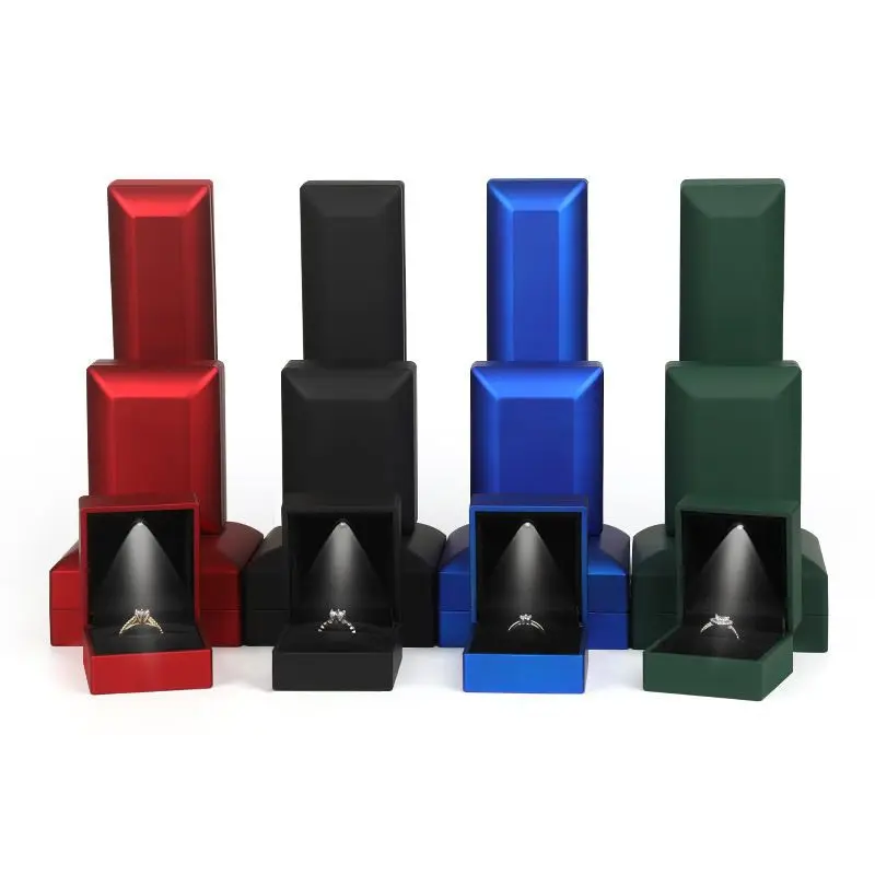 Ring White Lamp Luxury With Lights Bulb Packaging Wholesale Grey Bangle Bracelet Earring Jewelry Light Led Jewelry Jewellery Box