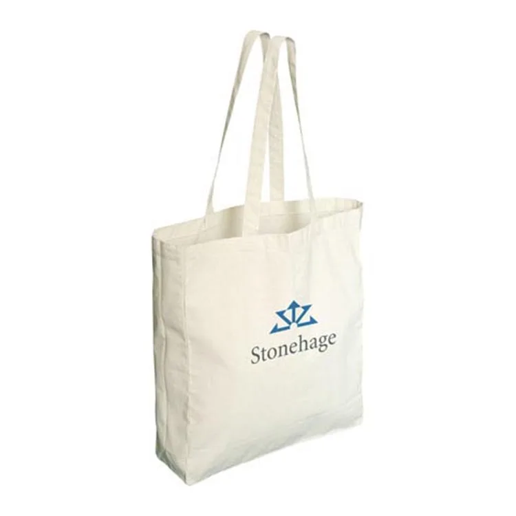 5 унций хлопчатобумажная сумка из неотбеленного натурального хлопка