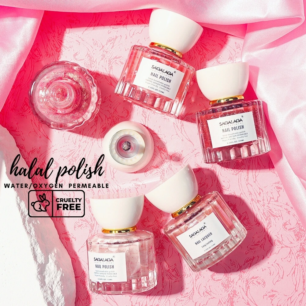 210 Colors Nail Polish Organizer 10ml bottle Quick Dry Halal Nail Polish Super Lustrous Nail Enamel Varnish Shimmer