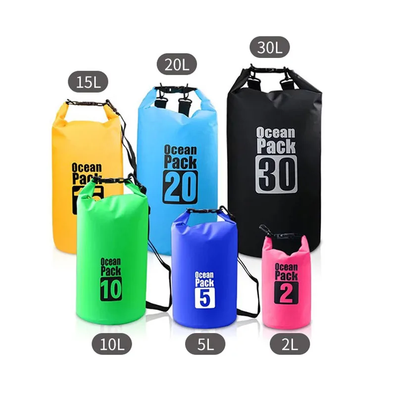 2L 5L 10L 15L 20L 30L Hiking Camping Water Sports Outdoor Waterproof Dry Bag Ocean Pack