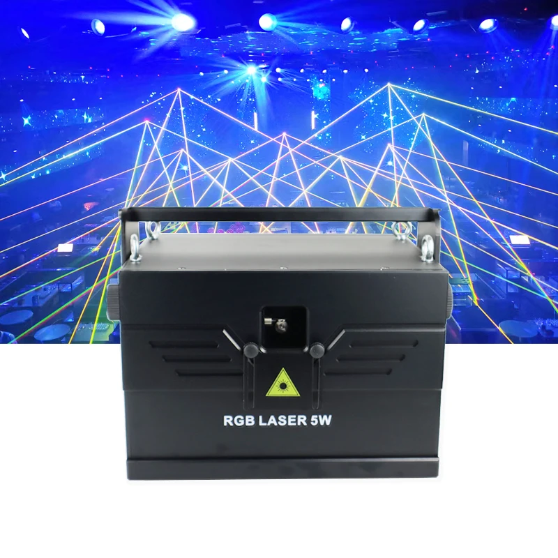 Dj club disco led stage lighting ilda rgb laser 4w animation rgb laser light