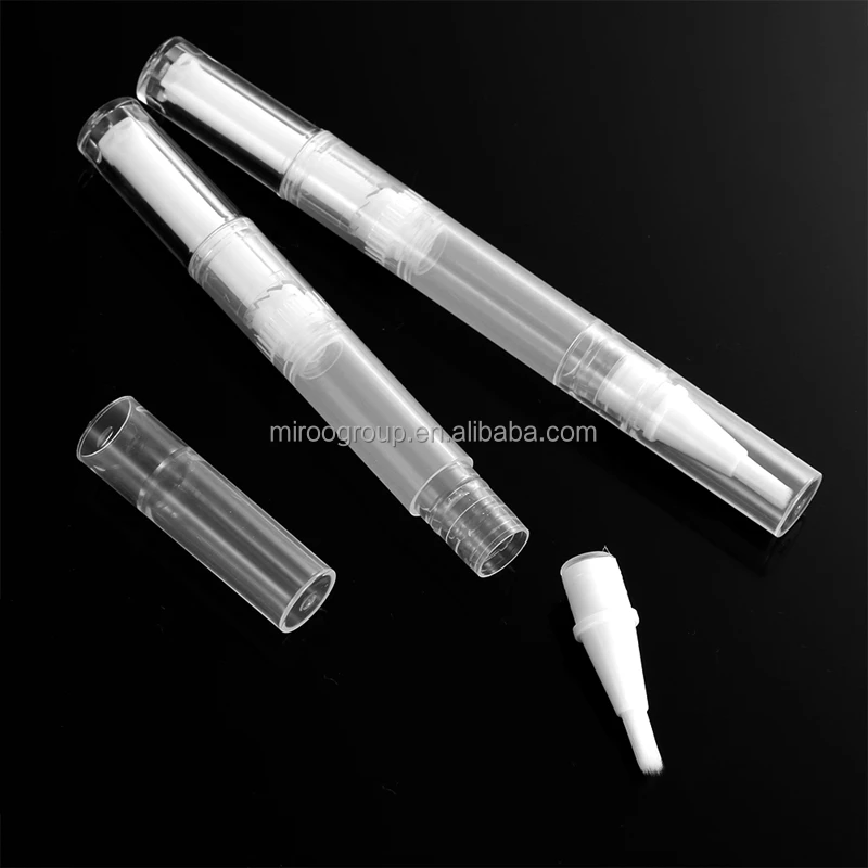 3ml 5ml Transparent Nail Oil Pen with Brush Empty Cuticle Oil Pen Cosmetic Container Pen for Lip Gloss Eyelash Growth Liquid