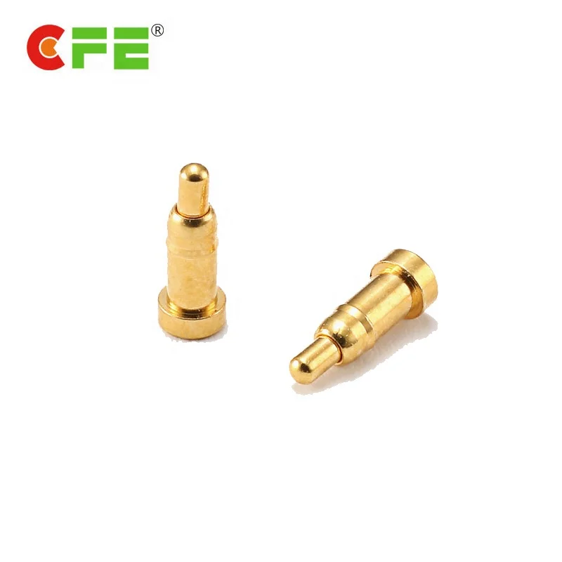 2A smd pogo pin gold plating spring loaded contact