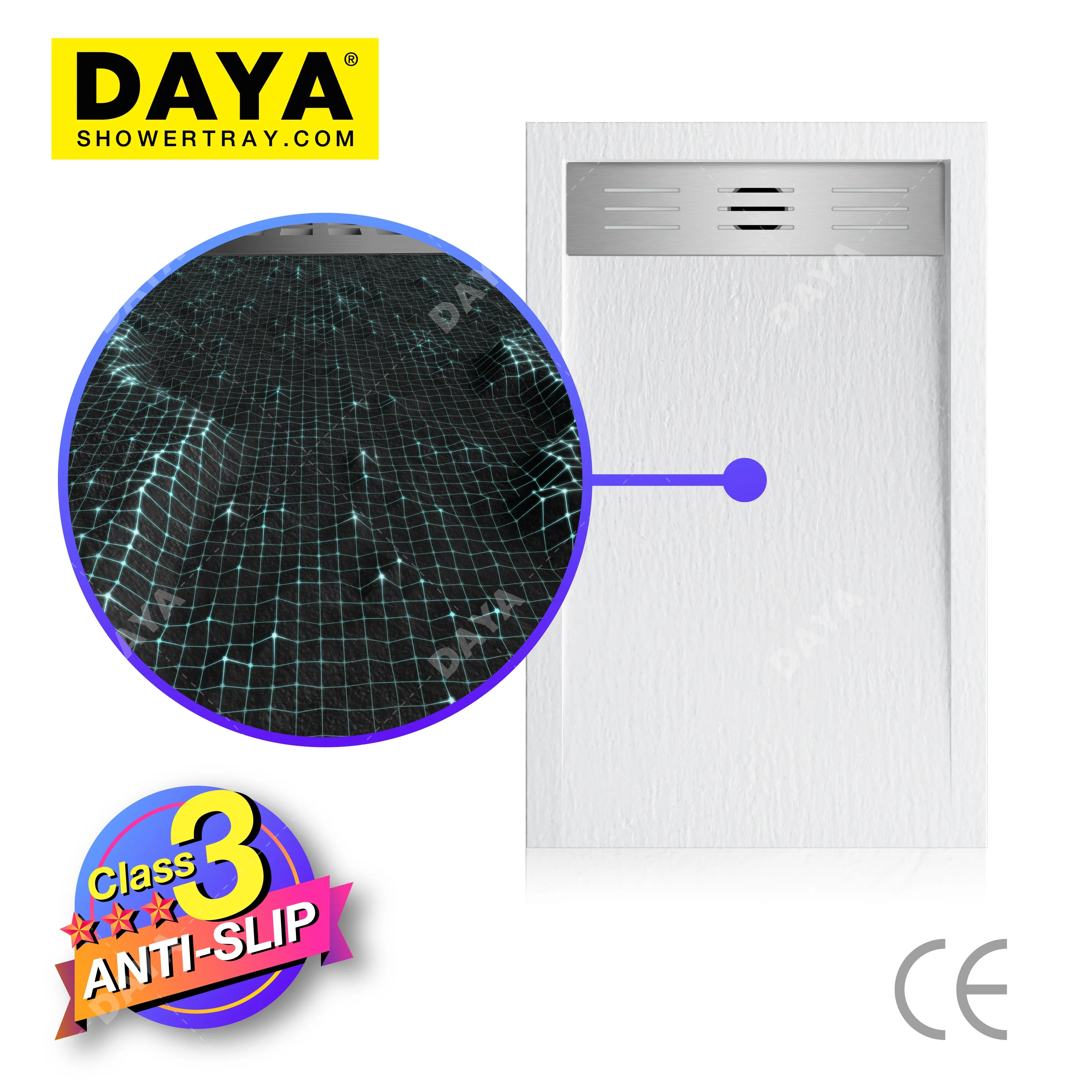 CE Certificated Shower Pan Waterproof Quality Guarantee Shower Pan Durable Perfect Packaging Shower Tray