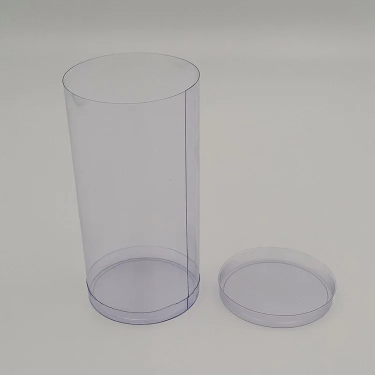 Custom printing accept clear round cylinder  Gift tube towel packaging with Lid box design