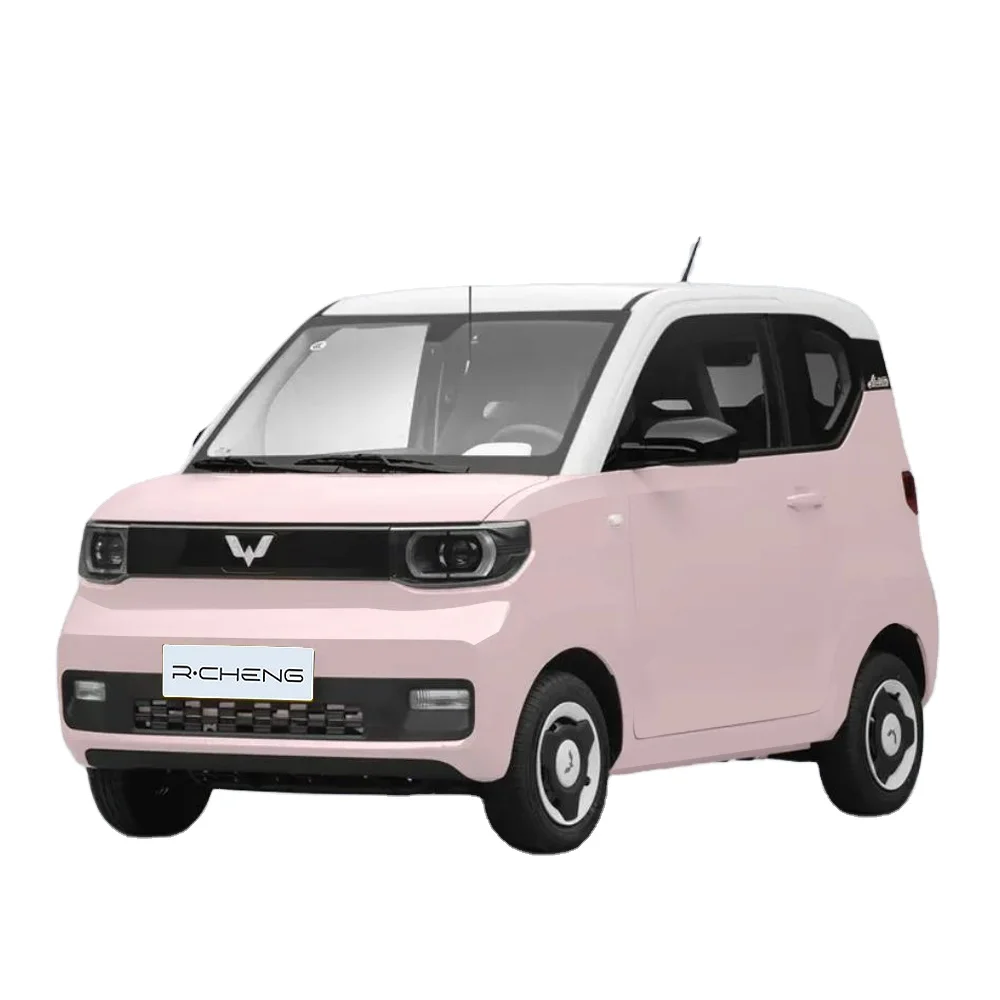 Cheap Electric Car Vehicle Wuling Smart Mini Pink EV Automobile With Airbag Factory Direct Sale electric automobile