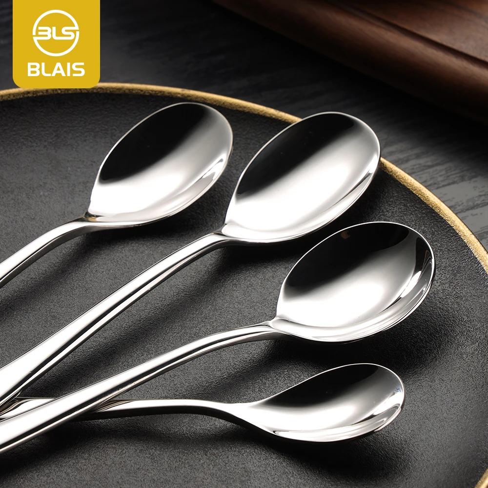 Restaurant wedding table deco tools modern wholesale heavy duty royal silver hammered silverware set stainless steel flatware