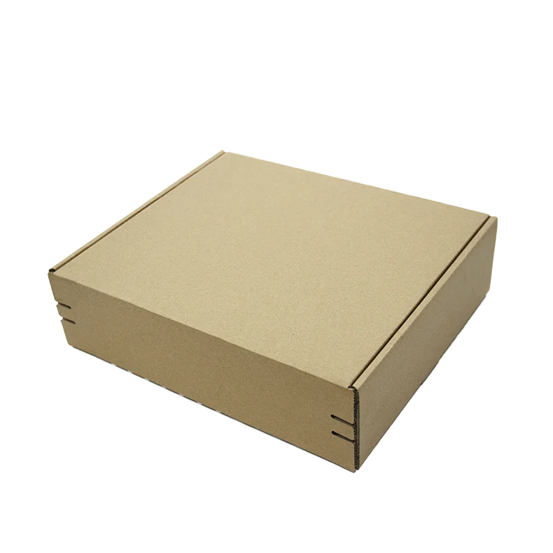 Custom Logo Printed Flat pack Paper Packaging Box Corrugated Carton Cardboard Die Cut Folding Kraft Mailer Shipping Mailing Box