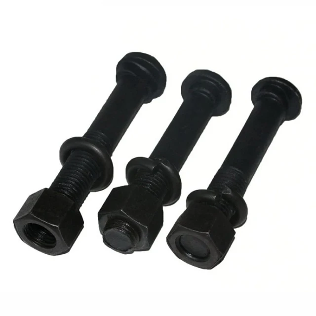 Custom All sizes track bolt fish bolt Round oval neck bolt