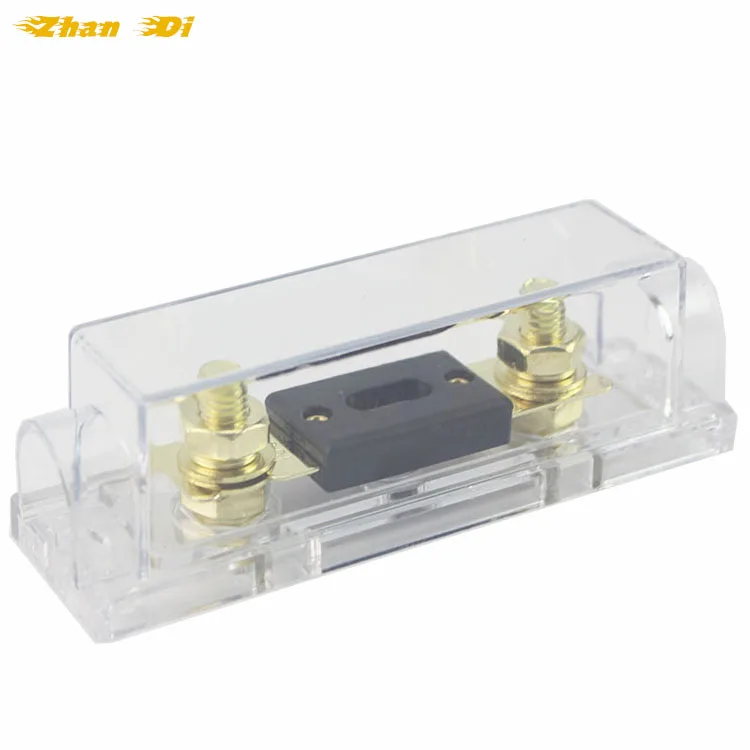 Car audio 100A AGU fuse holder Car Audio Refit Fuse Holder 100A DC 12V Car Stereo Audio Circuit Breaker Inline Fuse