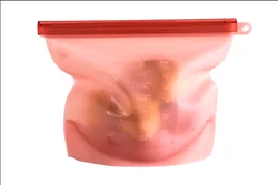 Eco-Friendly Ziplock Seal Silicone Food Bag Food Vacuum Bag