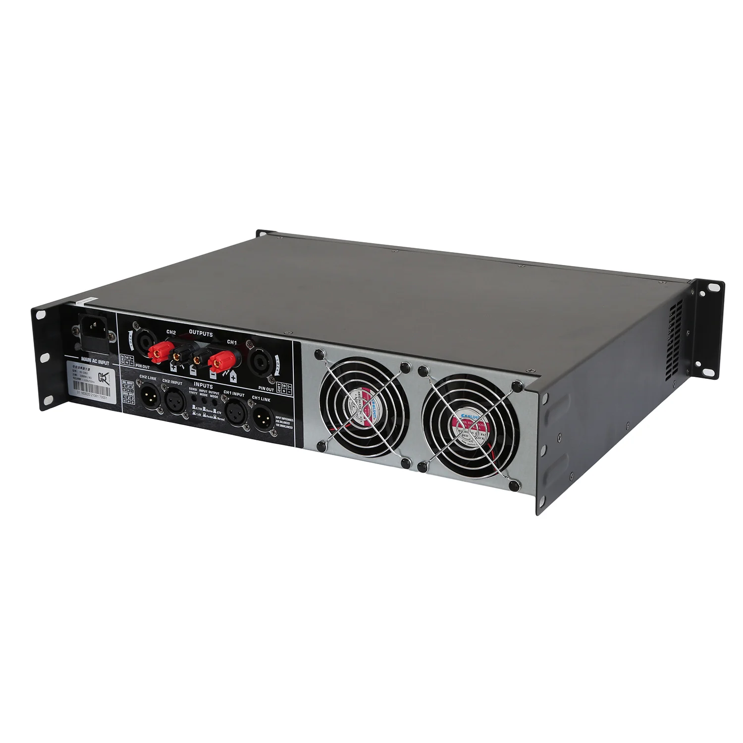 KE1002 Amplificador De Audio 2 Channel 1000W  Professional Transformer Amplifier