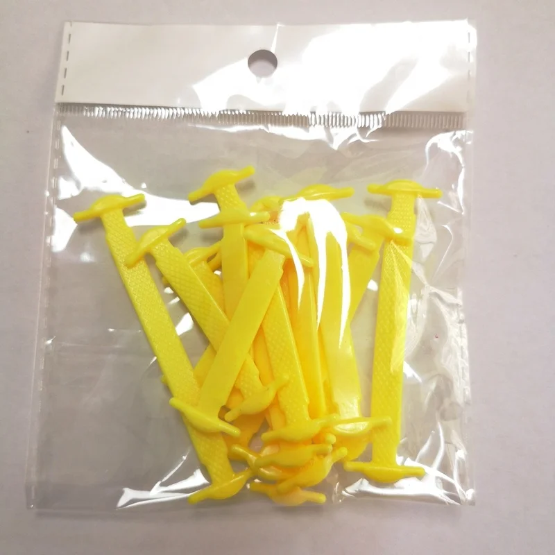 Supply multi colors lazy elastic no tie silicone shoelaces