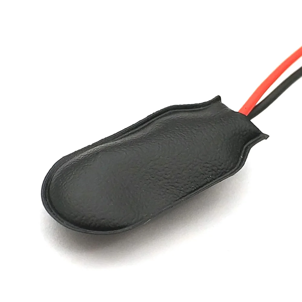I Type 9V Clip-on Battery Connector Faux Leather Shell 2 Wired 9 Volt Battery Clip Connector Battery Holder 10cm Cable