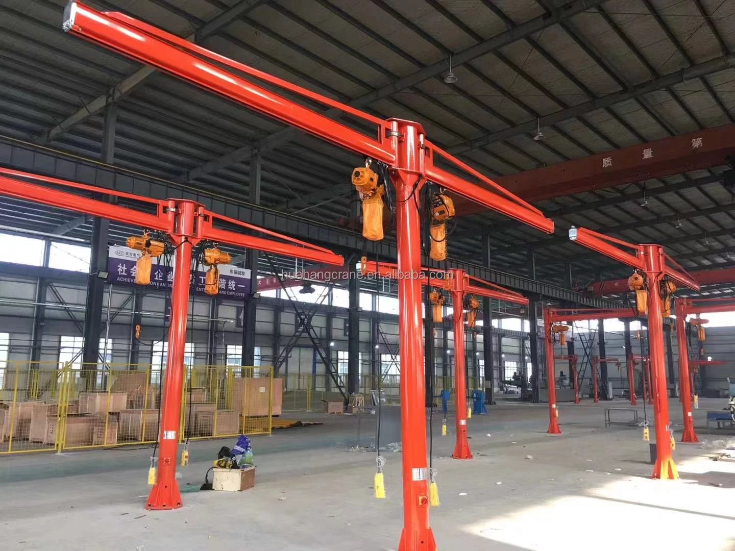 Free standing lifting equipment steel structure 1000kg kBK flexible monorail suspension crane running trolley suspend type