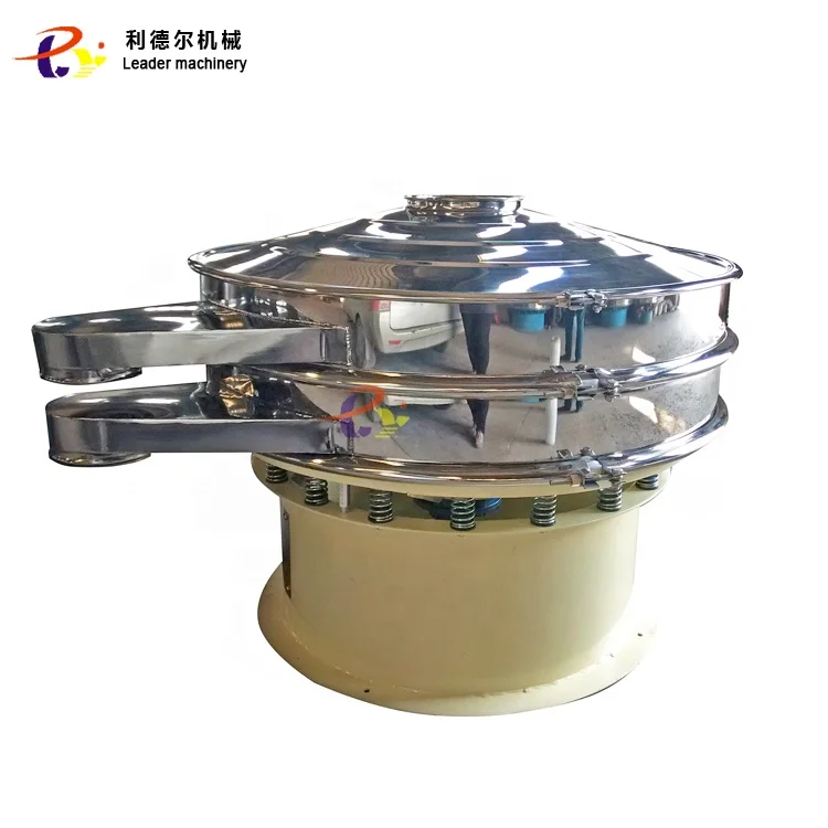 Liquid sift Silica Sand Pollen Bread Crumb Food Powder Sieving Equipment Vibrating Screen Sieve Machine
