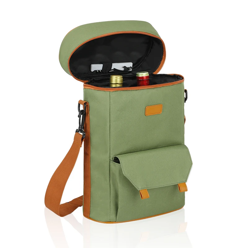 Водонепроницаемая Герметичная сумка-холодильник для вина с 2 бутылками