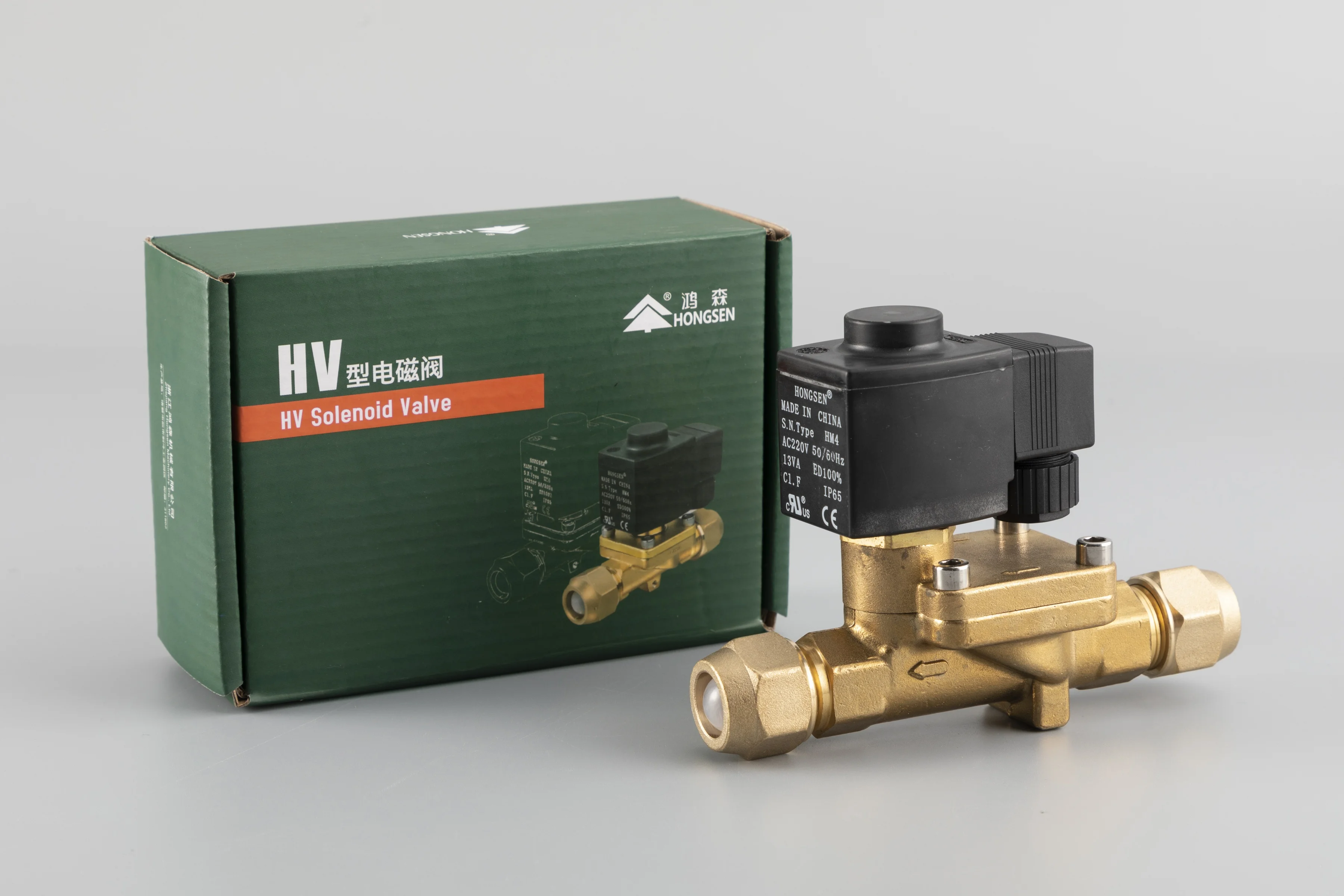 Hongsen модель HV Холодильный электромагнитный клапан управления для AC A/C 380V 220V 110V 12V